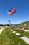 American Flags at National Cemetery