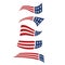 American Flying Flag Logos