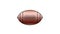 American Football Ball Spin Color 2D Animation