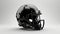 American football black helmet. Neural network AI generated