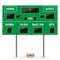 American football Digital LED Dot scoreboard