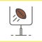 American football or rugby goal color icon