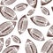 American football seamless pattern