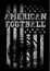 American football Varsity t shirt graphics vector graphics and t