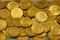 American gold coin treasure hoard of the rare USA double eagle 20 dollar bullion