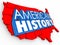 American History 3d Words USA Map Learning United States Educaiton