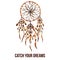 American indian dreamcatcher icon