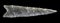 American indian flint arrowhead