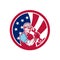 American Industrial Maintenance Mechanic USA Flag Icon