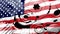 American Industry - USA Flag Gears Turning (Loop)