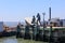 American Merchant Marines Memorial sculpture in City pier A in Battery Park