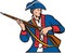 American Patriot Militia Musket Retro