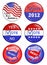 American Political Campaign Buttons