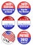 American Political Campaign Buttons