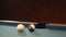 American Pool, the shot ball missing billiard pocket