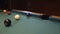 American Pool, the shot nine ball going in billiard pocket