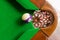 American Pool, Snooker billiard game  top view the shot ball going in billiard pocket on the table sport recreation theme