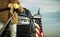 American Rancher in Front of His Pickup Truck