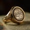American Revolution Ring With Intricate Design