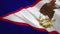 American Samoa - Waving Flag Video Background