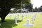 American soldiers graves at military cemetery in Normandy, France