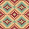 American Southwest pattern. Navajo art print