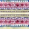 American tribal design. Seamless background - tribal pattern. Hand painted watercolor