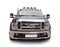 American truck Ford Super Duty.  Front view. White background