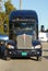 American truck tractor Kenworth with blue sky