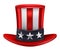 American uncle sam hat for 4th of july