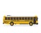 American Yellow School Bus Illustration