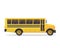 American Yellow School Bus Illustration