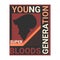 American young blood generation t-shirt screen printing design super quality free vector