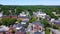 Amesbury city aerial view, Massachusetts, USA