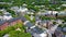 Amesbury city aerial view, Massachusetts, USA