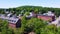 Amesbury city aerial view, Massachusetts, USA