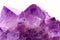 Amethyst gem stone closeup