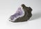 Amethyst geode crystal or amatista cristal mineral cluster druze healing natural purple Heath fengshui reiki stone