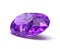 Amethyst precious oval stone