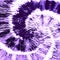 Amethyst Spiral Shibori Texture. Purple Swirl Watercolor Splash. Lavender Ink Splash Paint. Violet Batik Brush Banner. Periwinkle