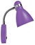 Amethyst Violet Wall Sconce Bed Gooseneck Lamp, Modern Surface-Mounted Home Light Fixture, Large Detailed Isolated Closeup