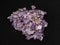 Ametrine, freeform stone background