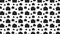 Amination Illustration black and white house pattern background