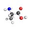 Amino acid alanine molecular structure