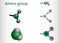 Amino group, (primary, -NH2). It is functional group comprised of a nitrogen atom linked to hydrogen atoms. Amino group