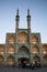 Amir Chakhmaq complex during a summer evening. It is a mosque located on a square of the same name, and a major landmark of Yazd