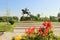 The Amir Temur monument in Tashkent city, Uzbekistan