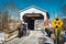 Amish buggy at the Weaver Mill Covered Bridge