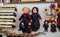 Amish dolls are sold at an Amish gift store