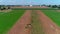 Amish Farmers Harvesting there Fall Crops as Seen by Drone